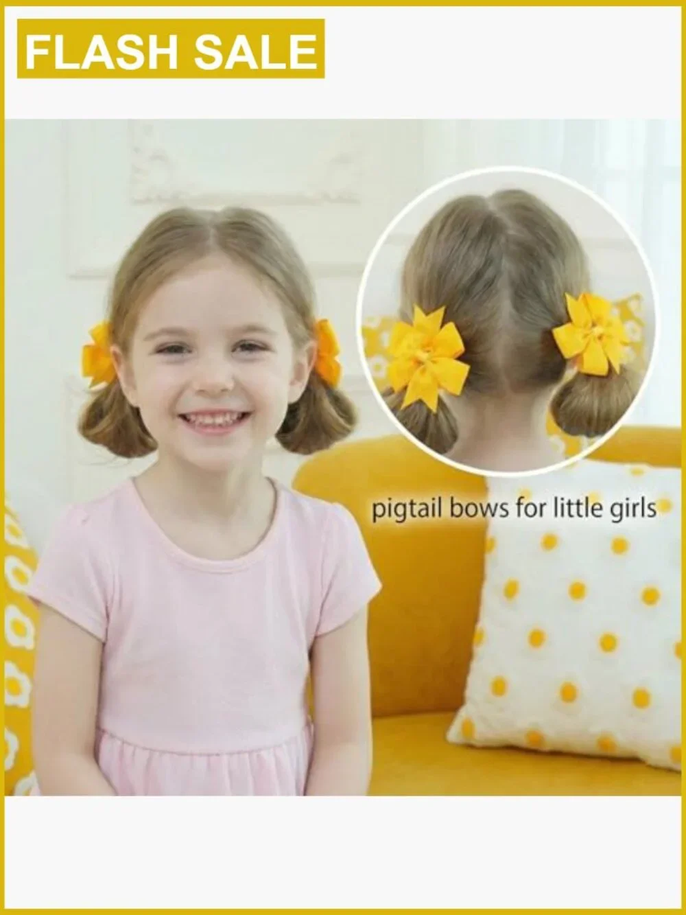 40 Grosgrain Ribbon Pinwheel Hair Bows Alligator Clips for Girls